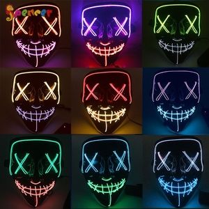 Halloween Grow Purge Mask 4 Mode LED Light Mask